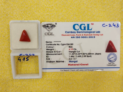 4.15 Carat Natural Coral