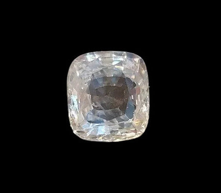 4.18 Carat Natural White Sapphire Stone
