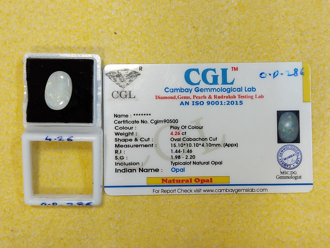 4.26 Carat Natural Opal Stone