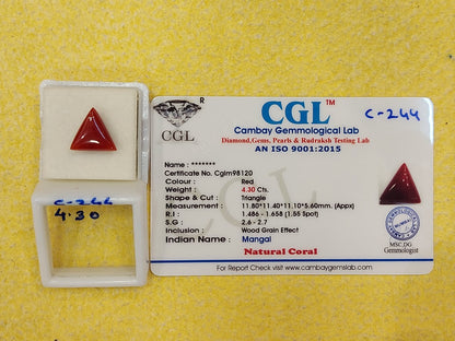 4.30 Carat Natural Coral