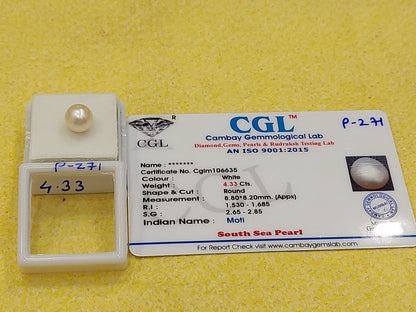 4.33 Carat Natural Pearl