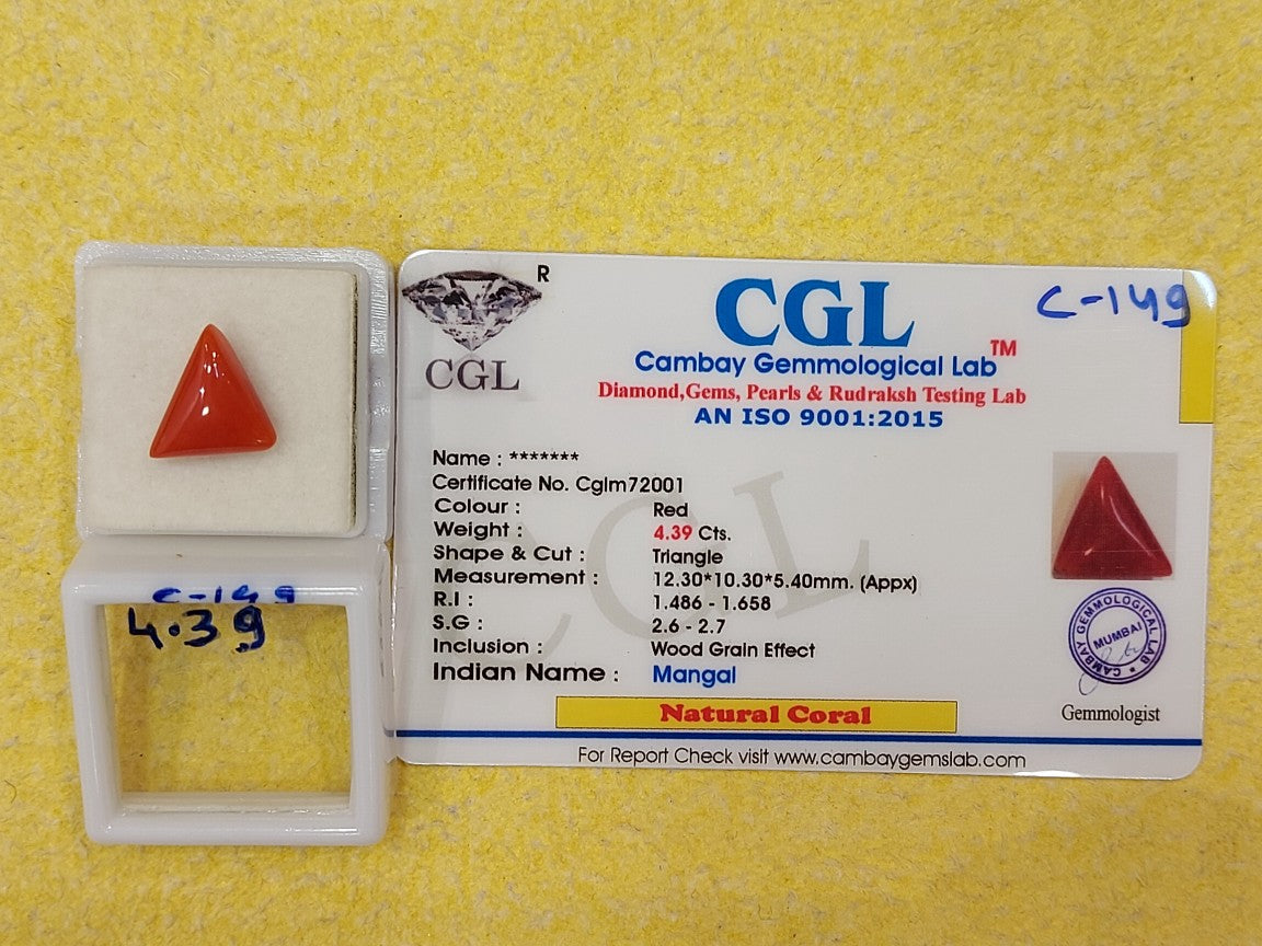4.39 Carat Natural Coral