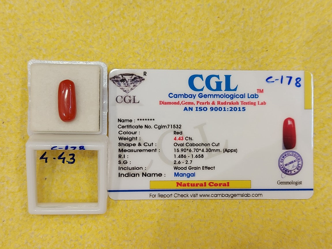4.43 Carat Natural Coral