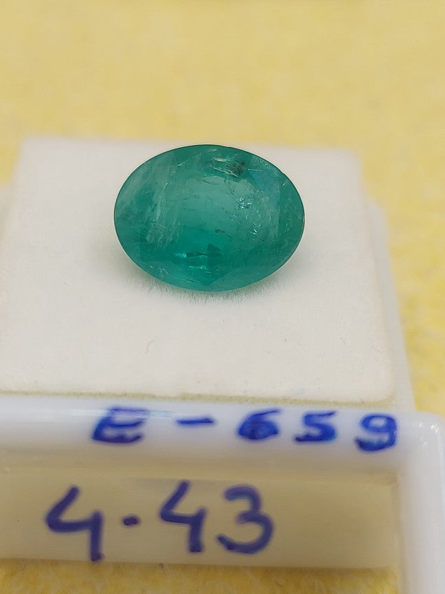 4.43 Carat Natural Emerald Stone