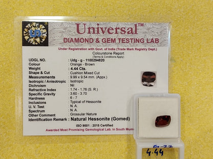 4.44 Carat Natural Garnet