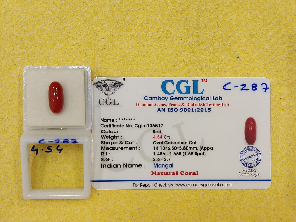 4.54 Carat Natural Coral