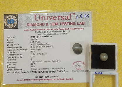 4.58 Carat Natural Cat's Eye Stone