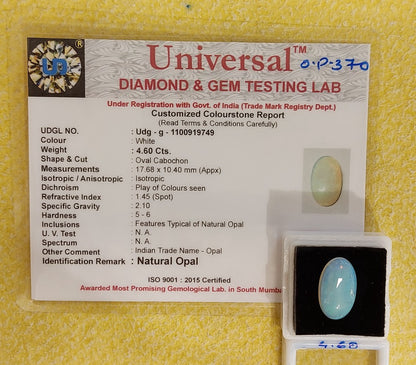 4.60 Carat Natural Opal Stone