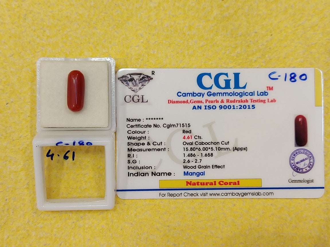 4.61 Carat Natural Coral