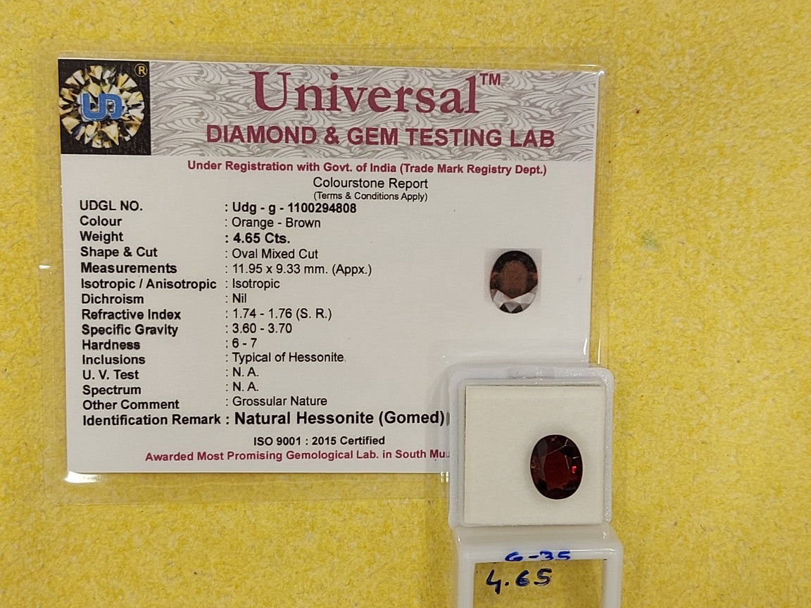 4.65 Carat Natural Garnet