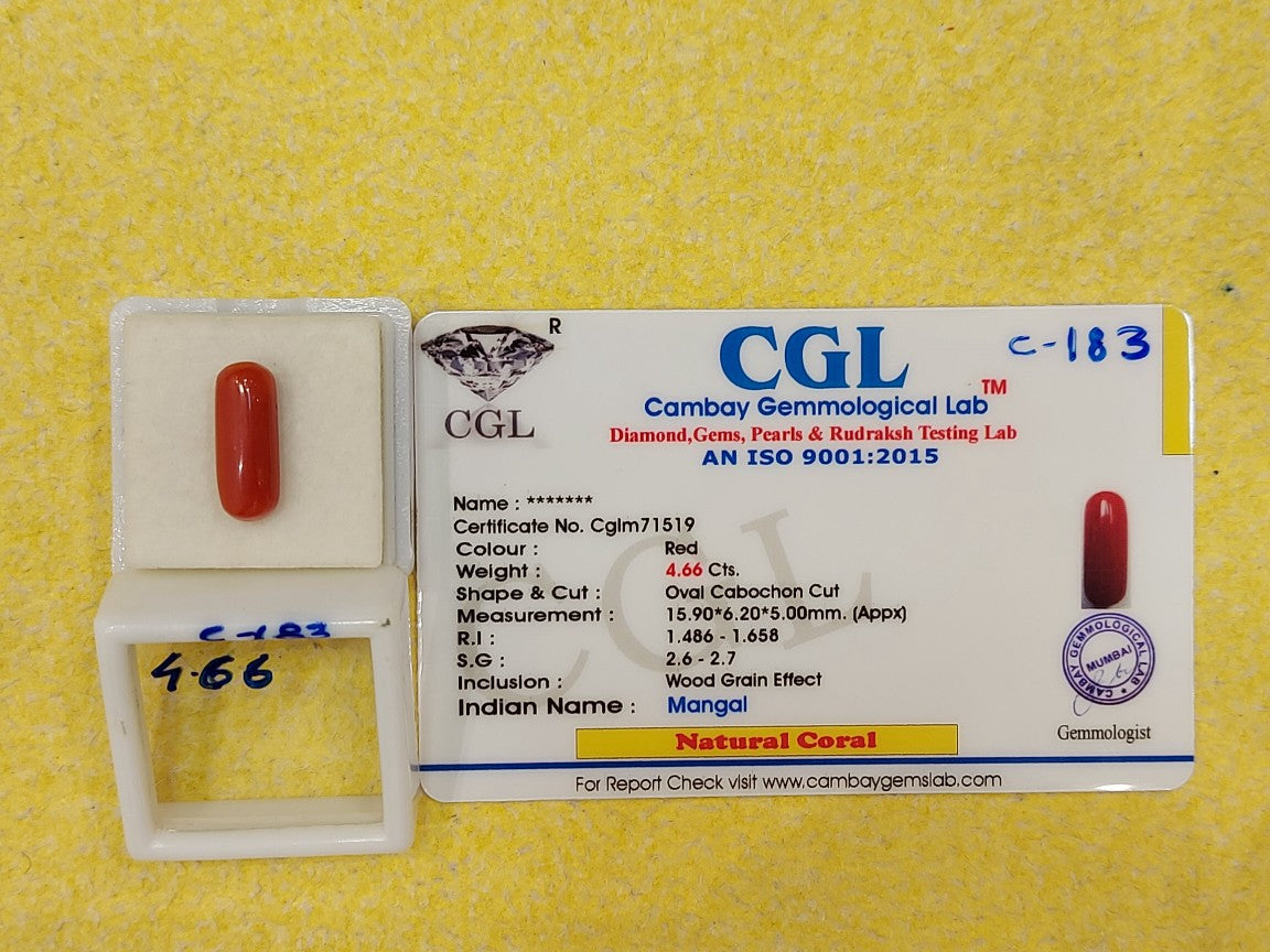 4.66 Carat Natural Coral