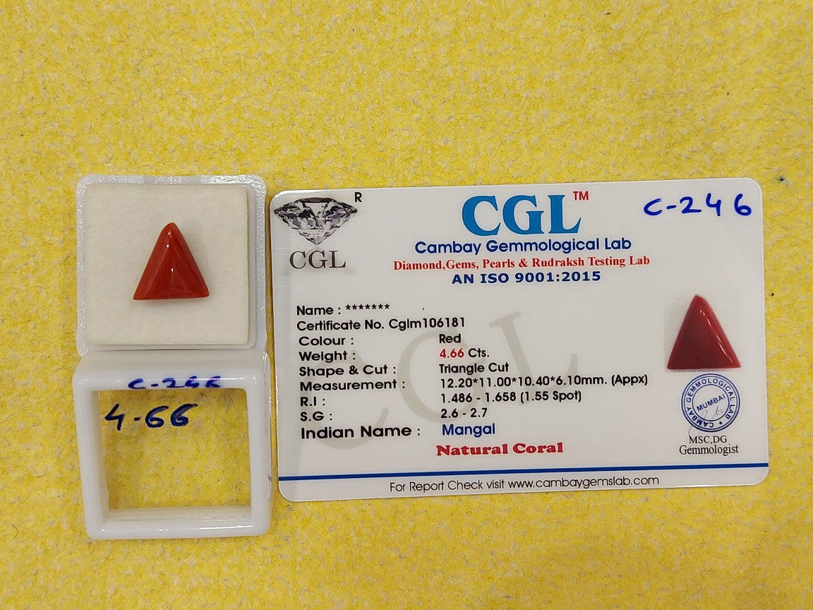 4.66 Carat Natural Coral