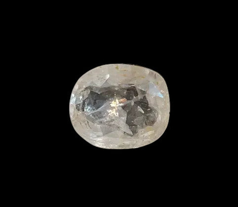 4.67 Carat Natural White Sapphire Stone