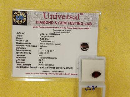 4.68 Carat Natural Garnet