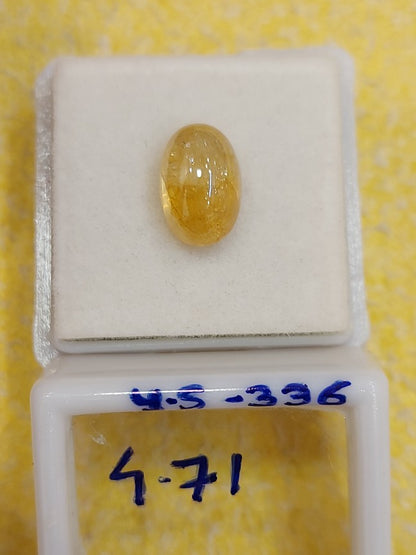4.71 Carat Natural Yellow Sapphire Stone