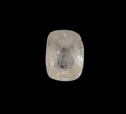 4.72 Carat Natural White Sapphire Stone