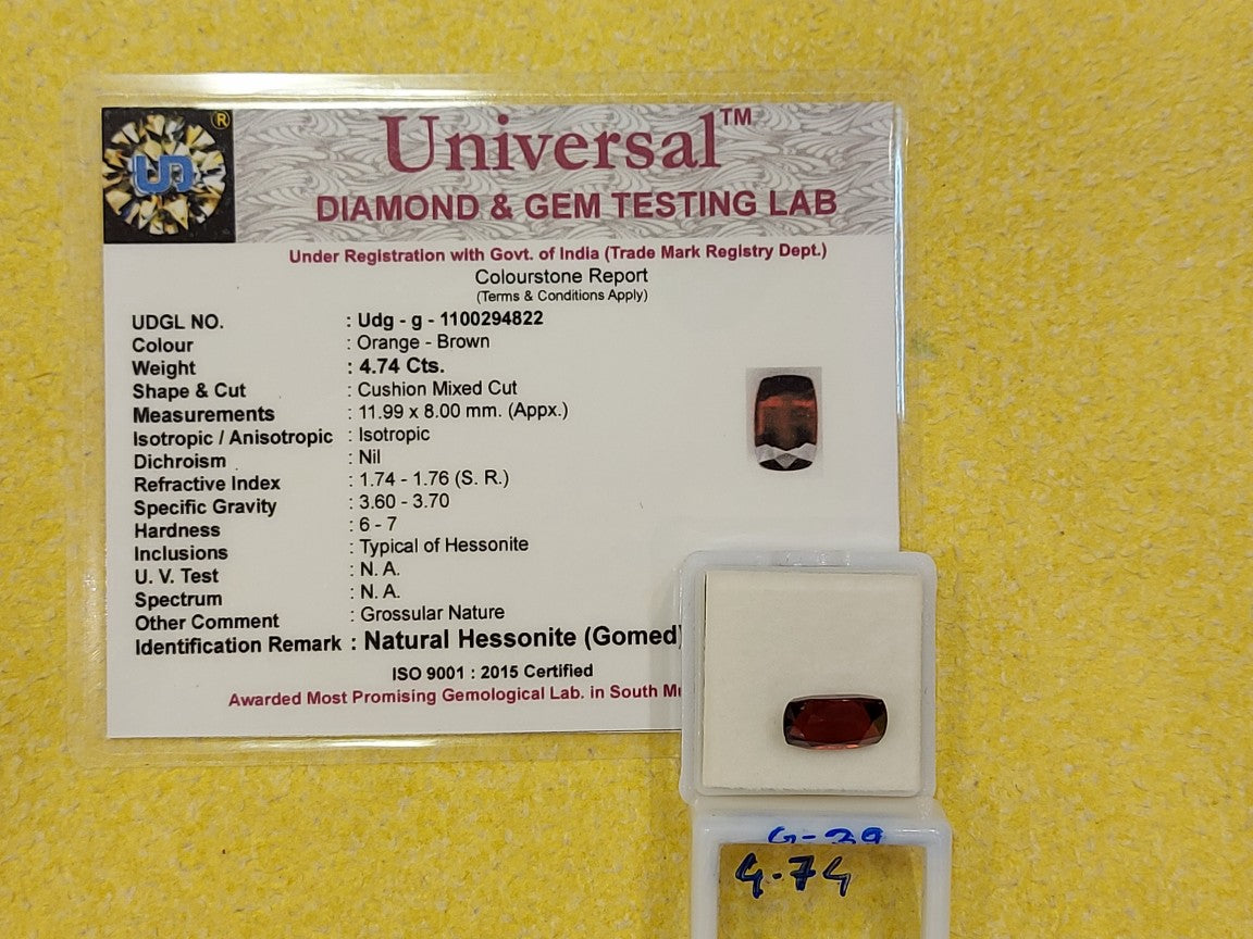 4.74 Carat Natural Garnet