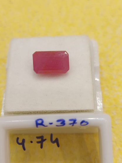 4.74 Carat Natural Old Ruby