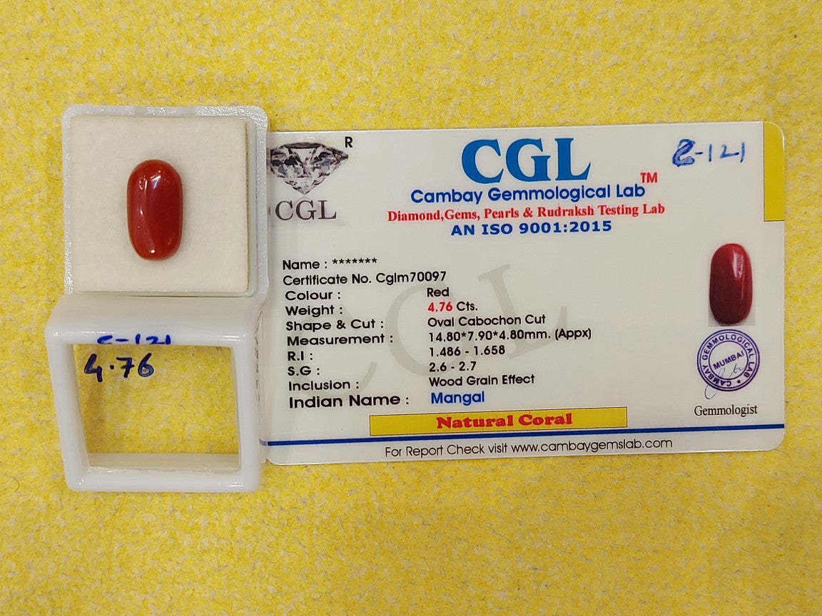 4.76 Carat Natural Coral