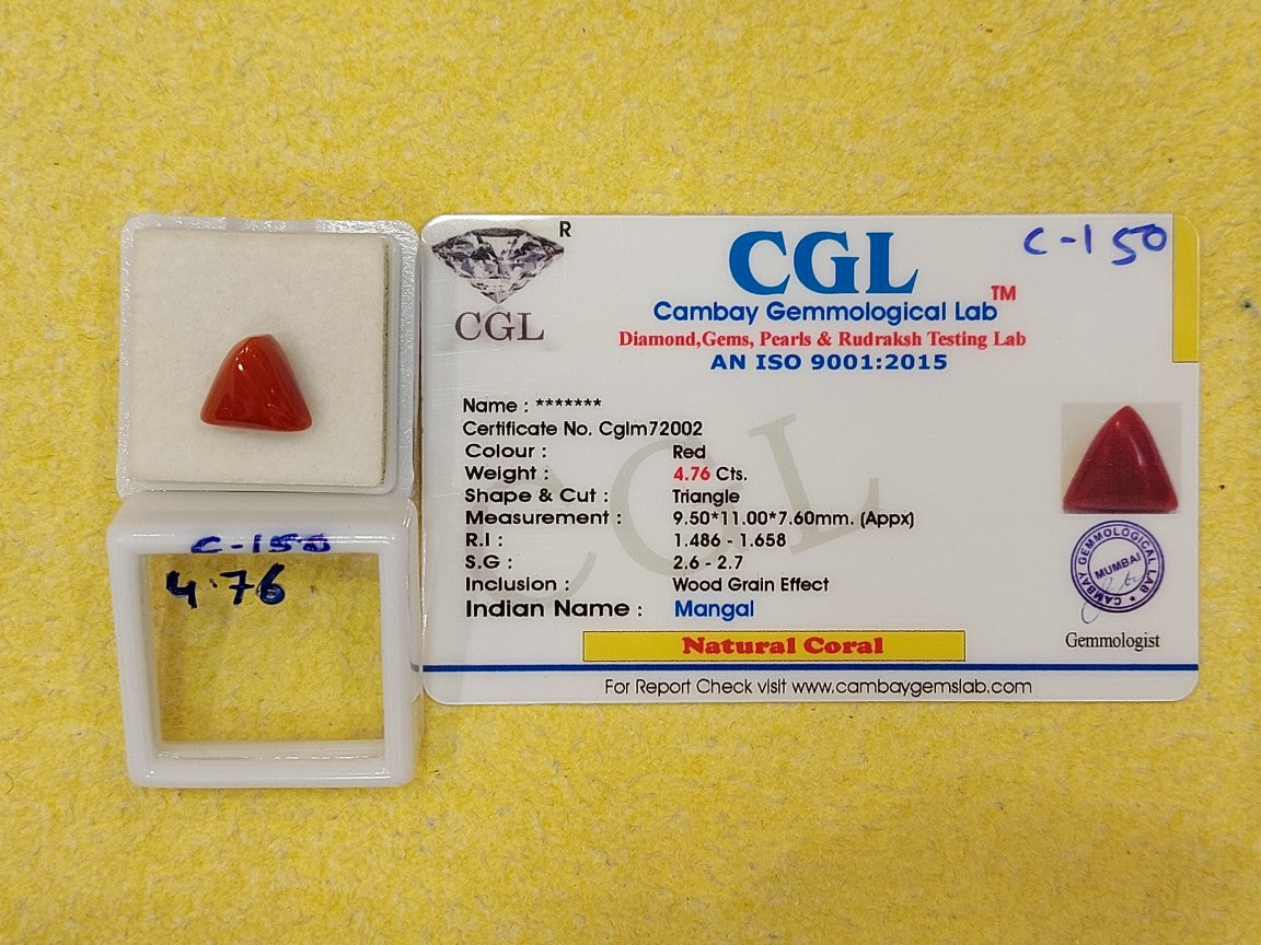 4.76 Carat Natural Coral