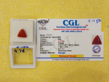 4.76 Carat Natural Coral