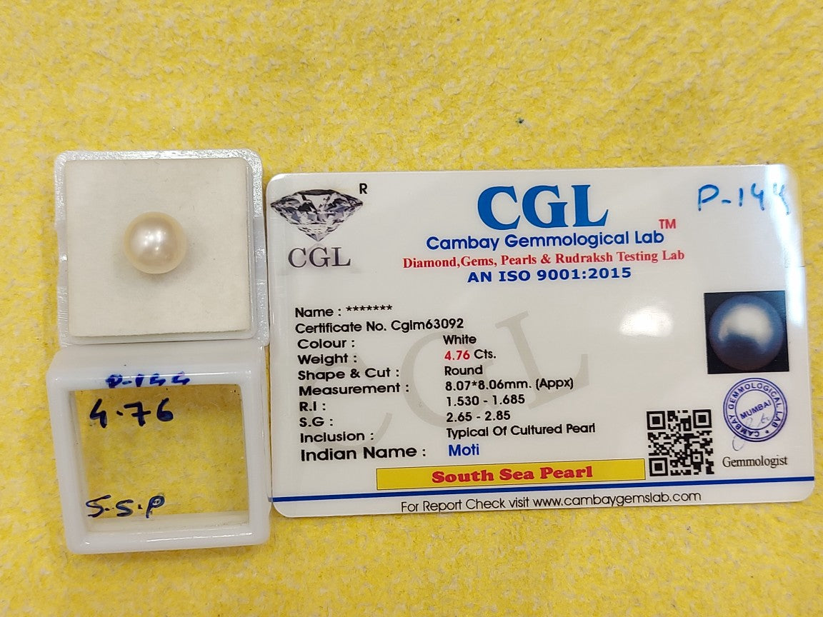 4.76 Carat Natural Pearl