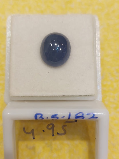 4.95 Carat Natural Blue Sapphire Stone