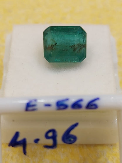 4.96 Carat Natural Emerald Stone