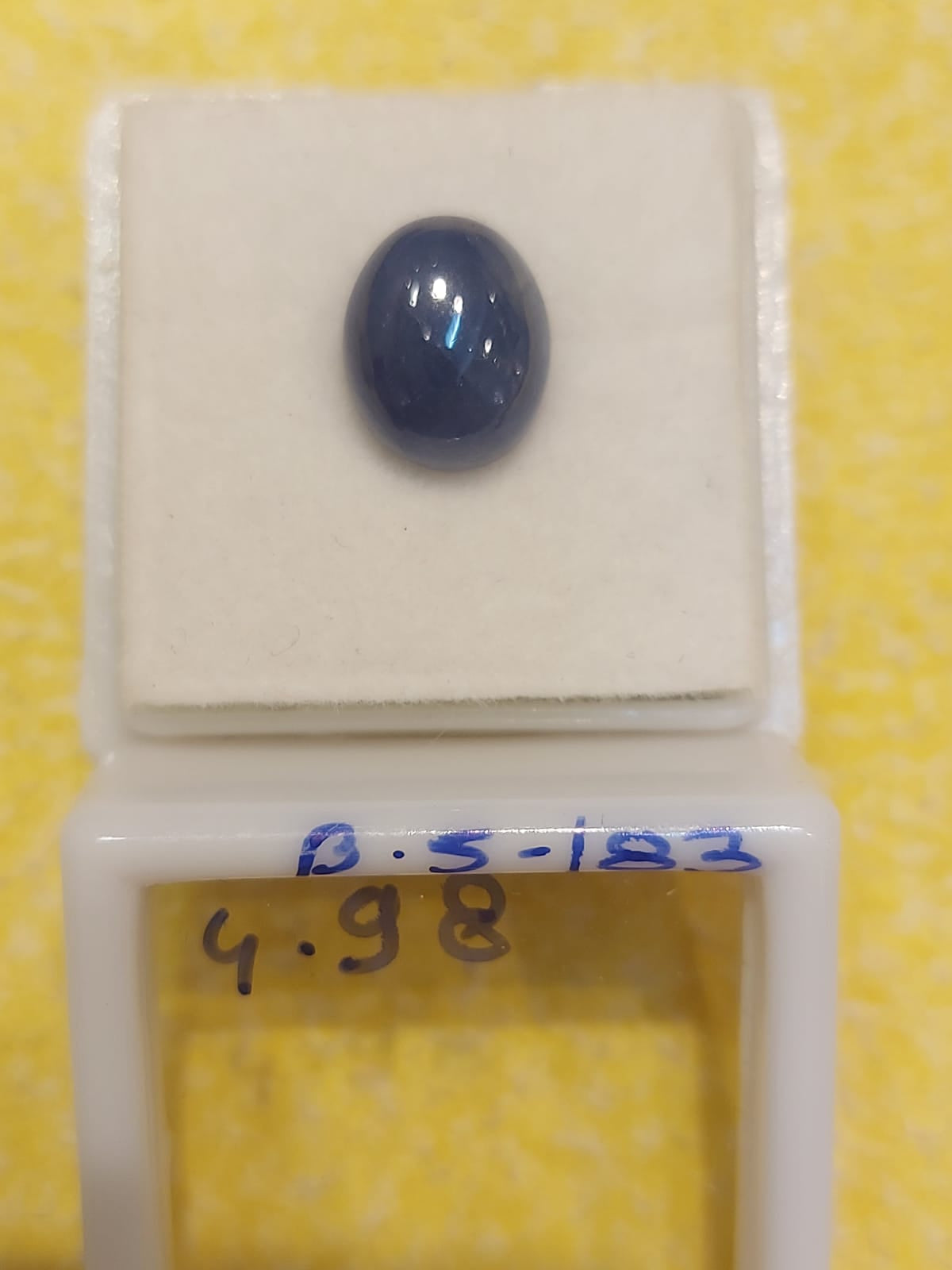 4.98 Carat Natural Blue Sapphire Stone