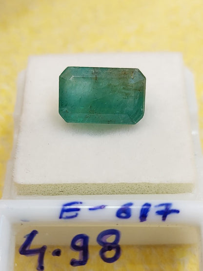 4.98 Carat Natural Emerald Stone