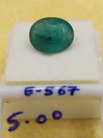 5.00 Carat Natural Emerald Stone