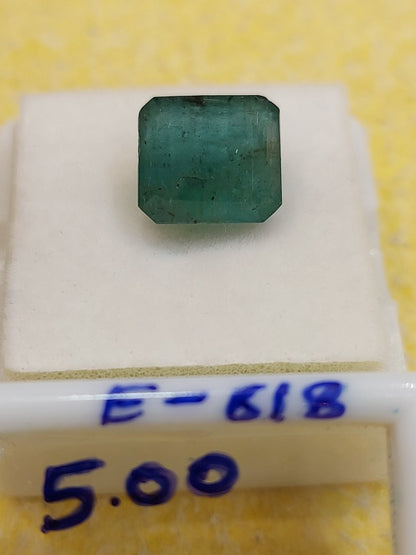 5.00 Carat Natural Emerald Stone