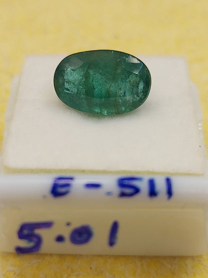 5.01	Carat Natural Emerald Stone