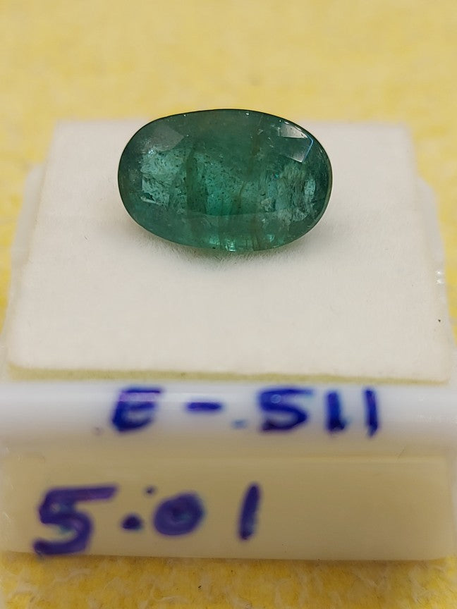 5.01	Carat Natural Emerald Stone
