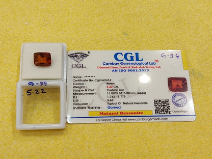 5.22 Carat Natural Garnet