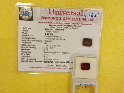 5.23 Carat Natural Garnet