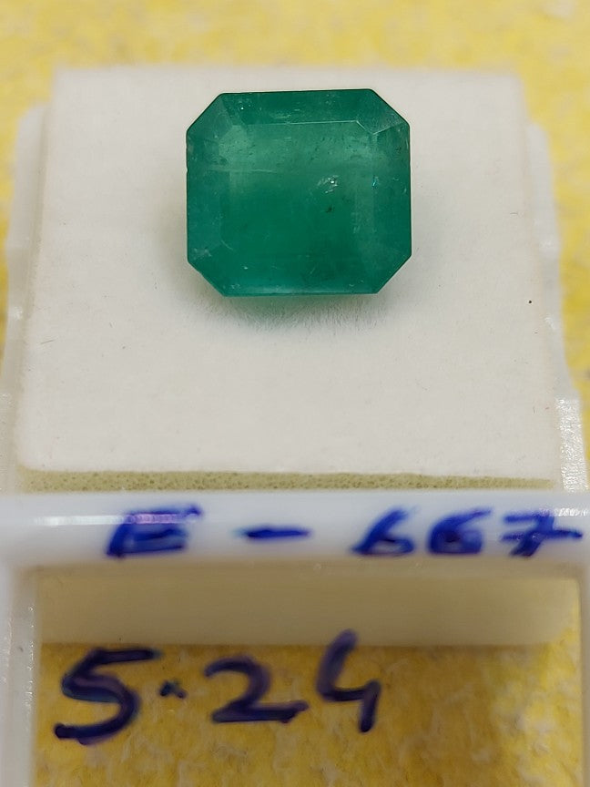 5.24 Carat Natural Emerald Stone