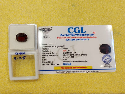 5.25 Carat Natural Garnet