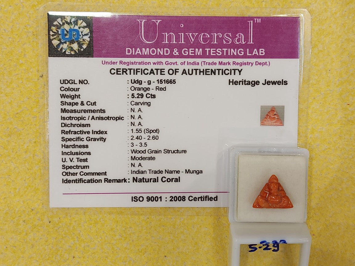 5.29 Carat Natural Coral