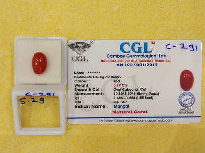 5.29 Carat Natural Coral