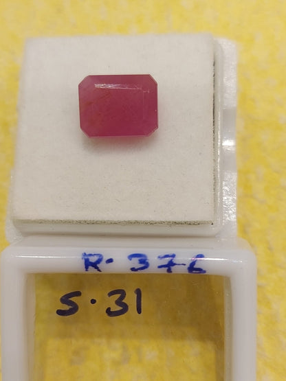 5.31 Carat Natural Old Ruby