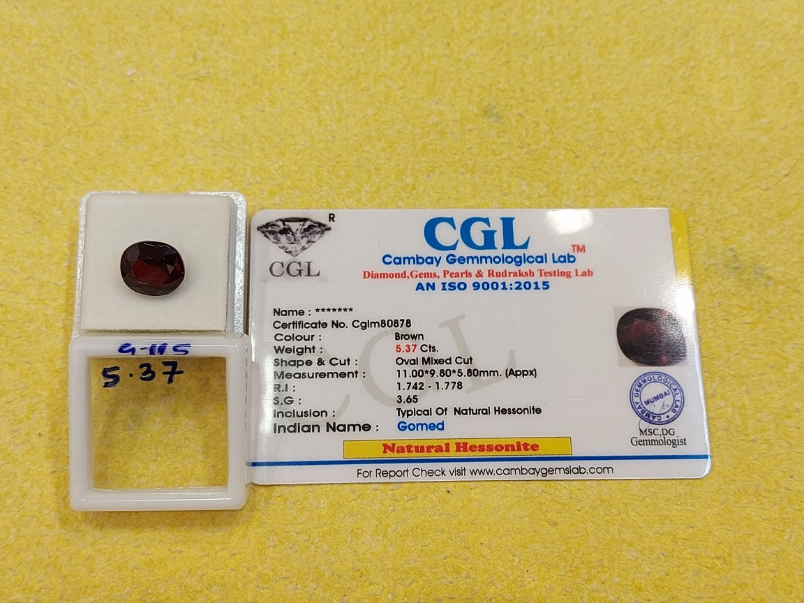 5.37 Carat Natural Garnet