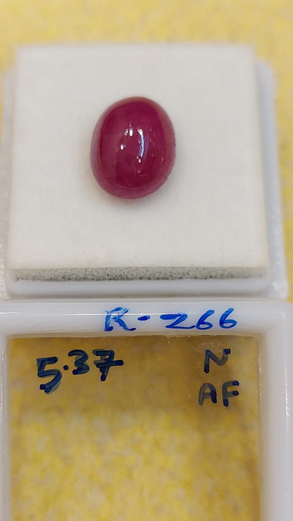 5.37 Carat Natural Old Ruby