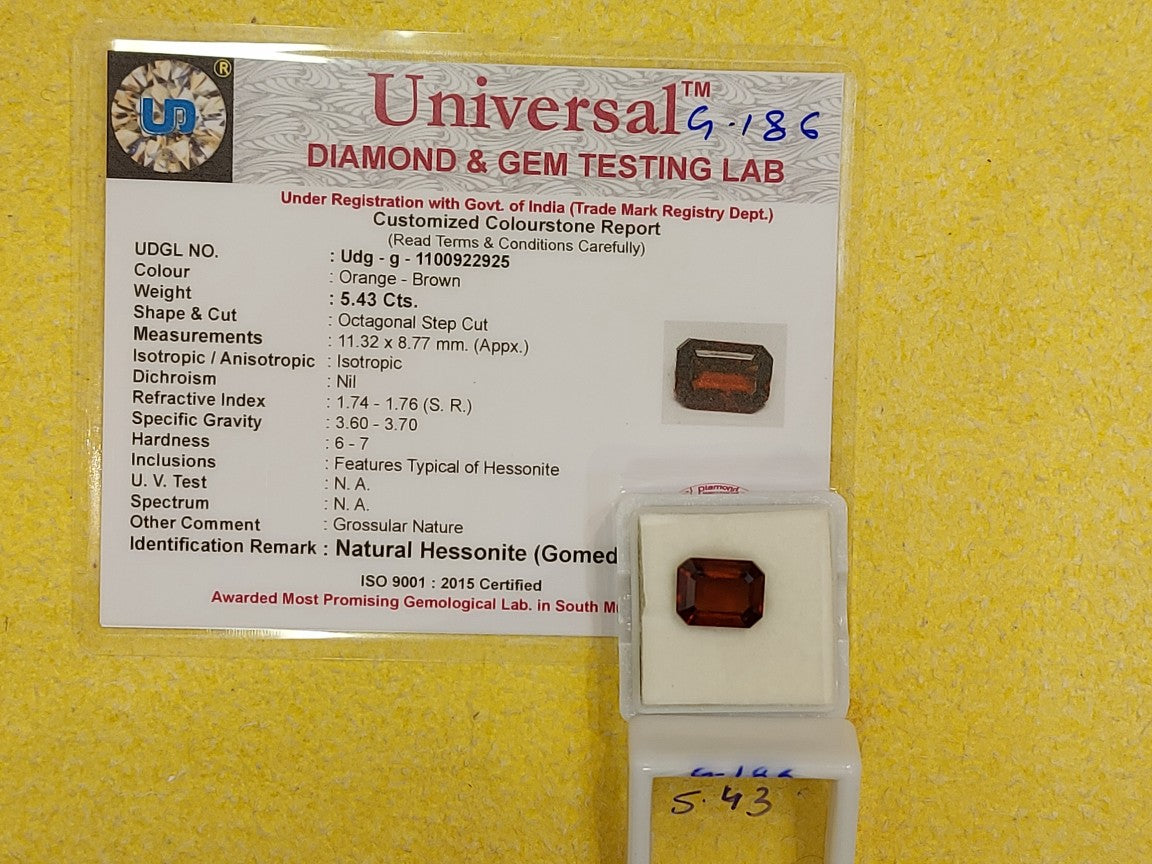 5.43 Carat Natural Garnet