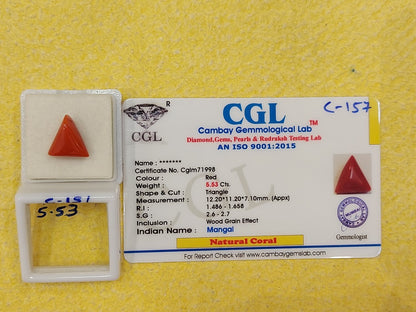 5.53 Carat Natural Coral