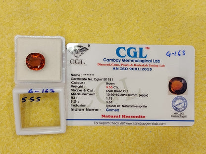 5.55 Carat Natural Garnet