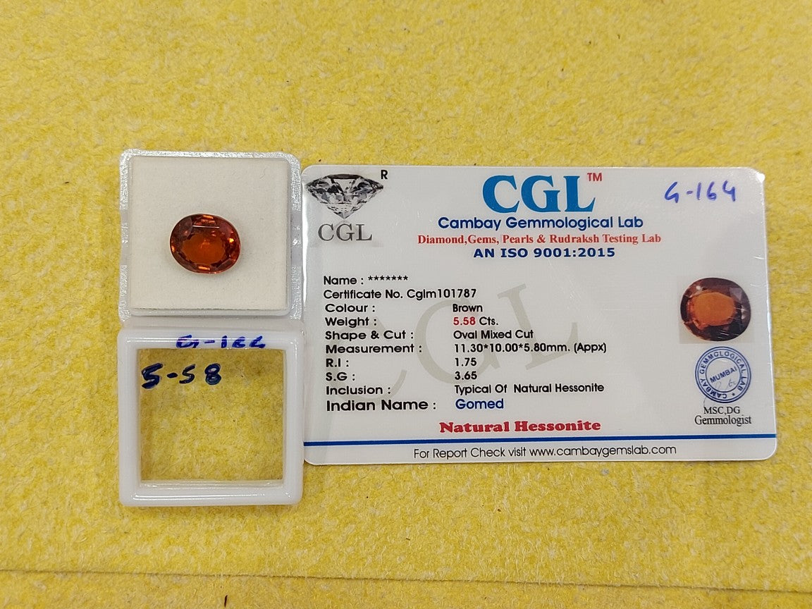 5.58 Carat Natural Garnet