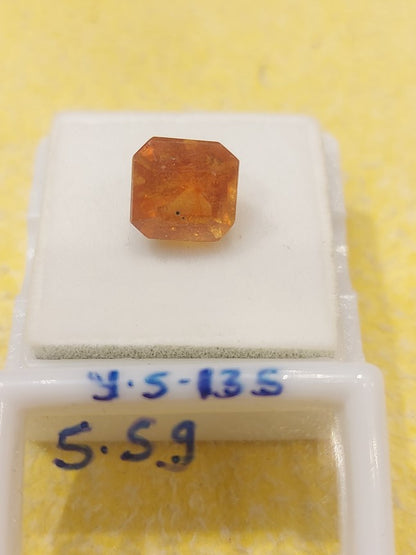 5.59 Carat Natural Yellow Sapphire Stone
