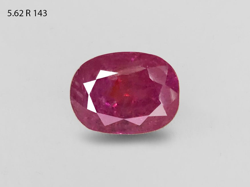 5.62 Carat Natural Old Ruby