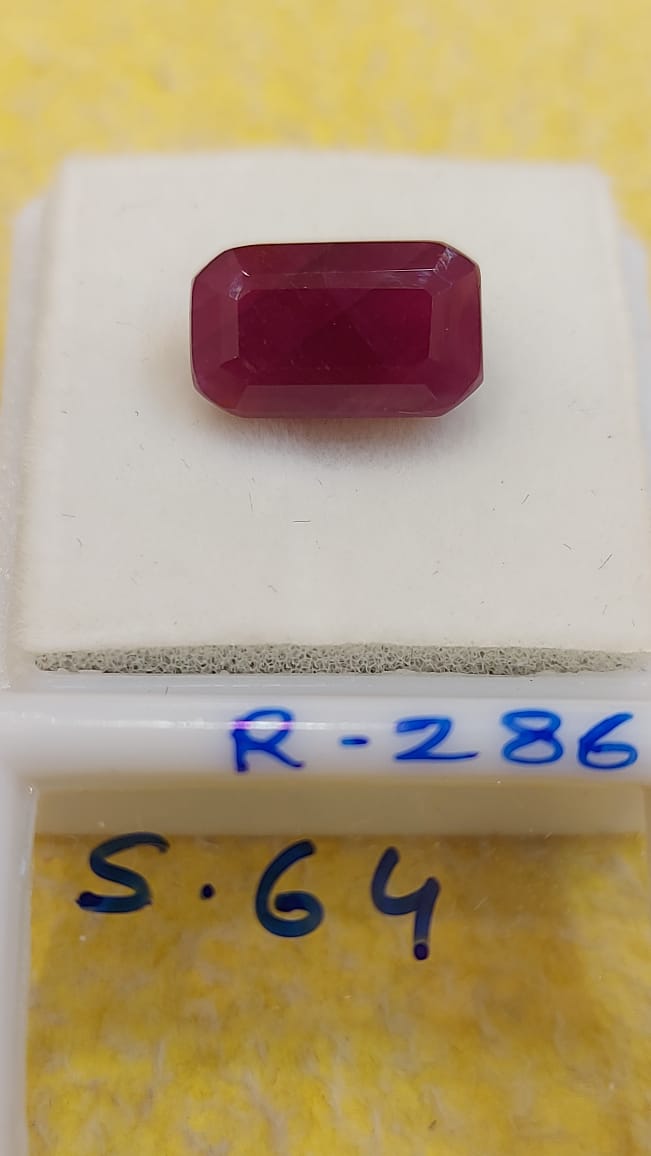 5.64 Carat Natural Old Ruby